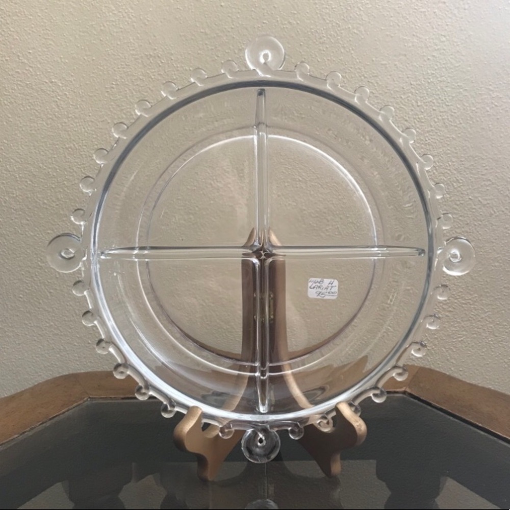 Lariat Depression Glass Platter